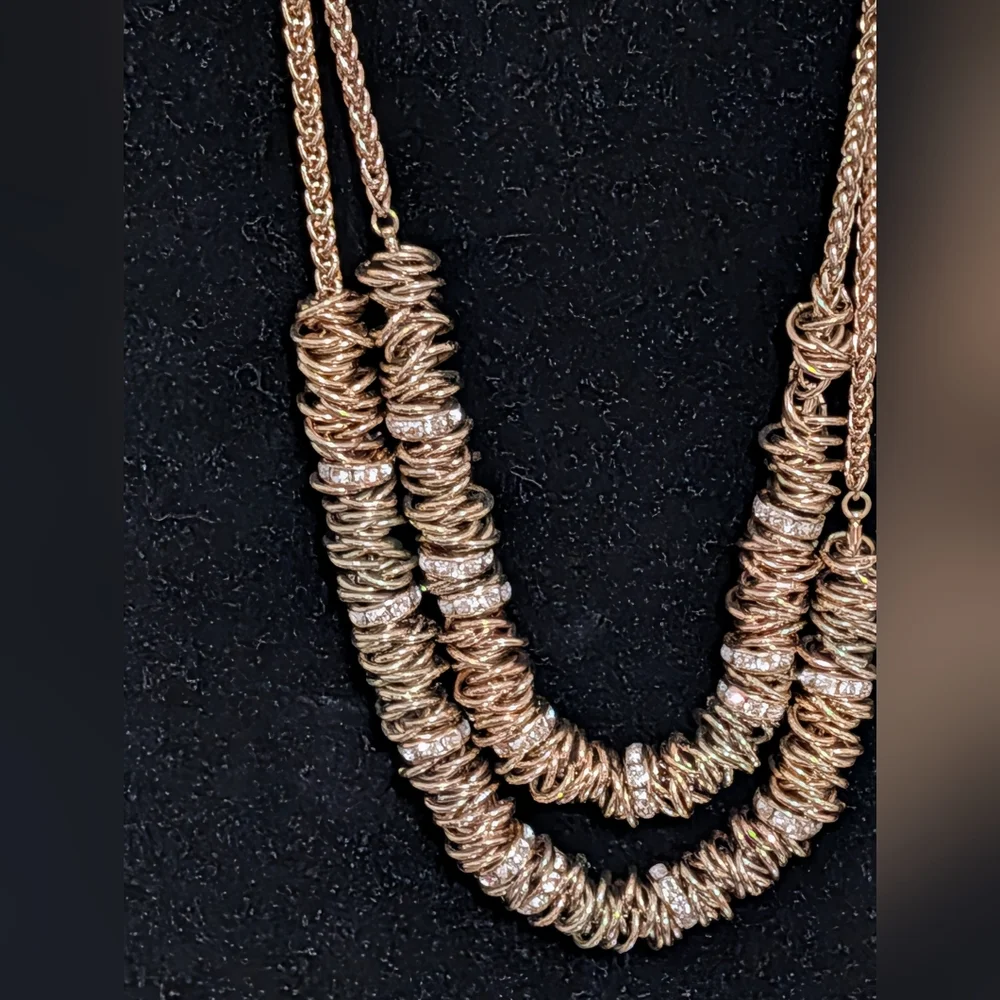 Gold and Silver Necklace‎